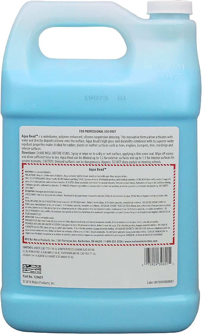Malco Aqua Bead Water Based Dressing