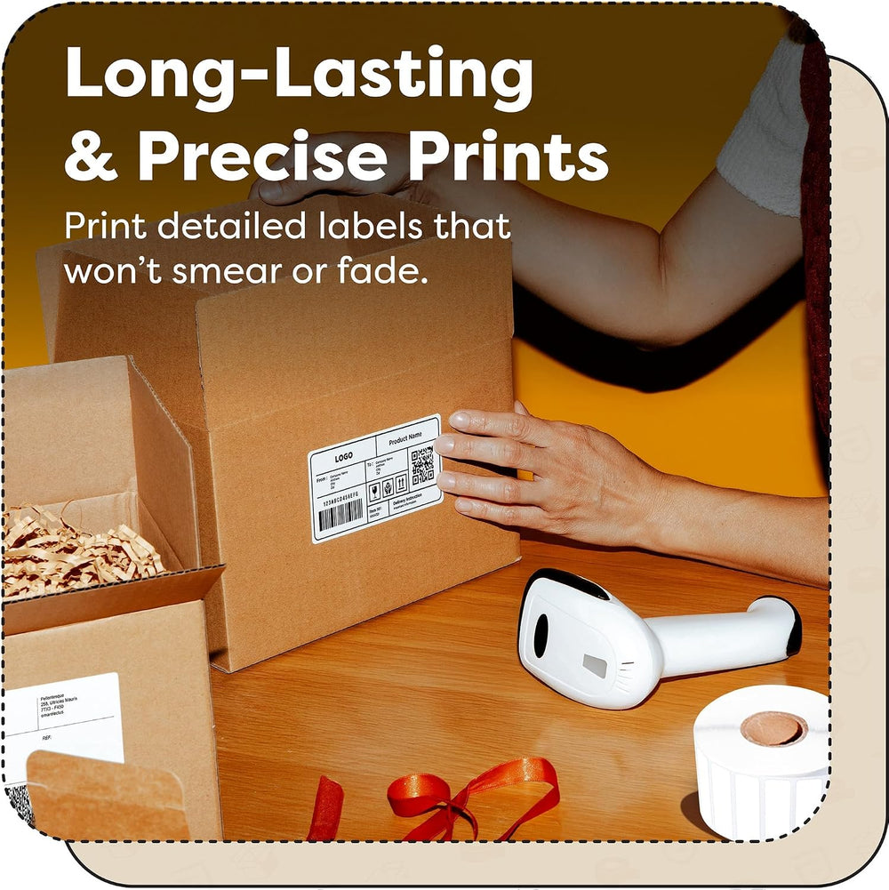 4" X 10" Direct Thermal Labels (1600 Count, 10 Rolls)