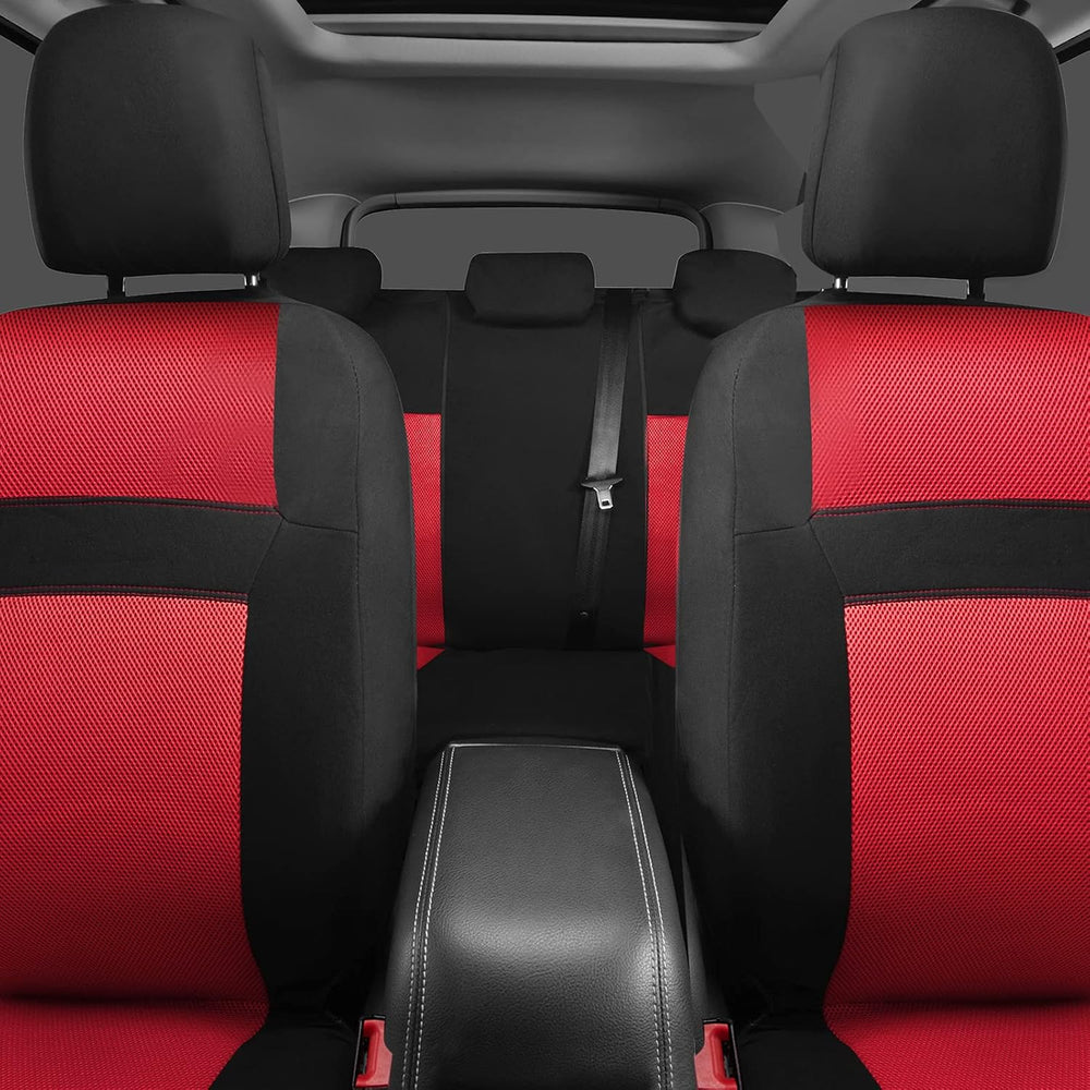 CAR PASS 3D Air Mesh Car Seat Covers Full Sets w/5mm Sponge, 4Pcs Waterproof ...