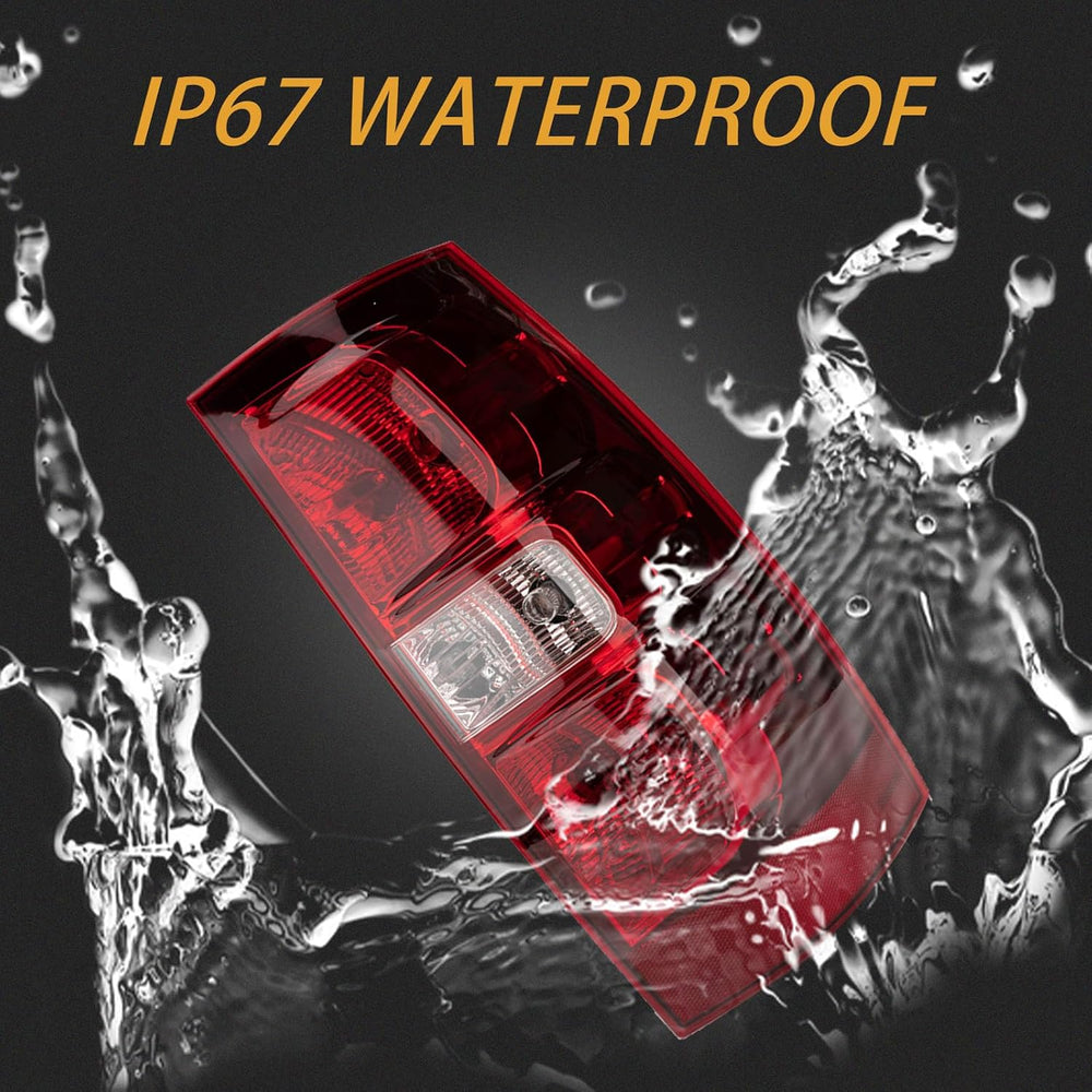 Tail Light Assembly Compatible With 2007-2014 Chevy Tahoe Suburban Right Pass...