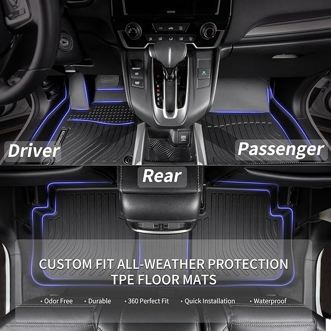 KELCSEECS All Weather Floor Mats & Cargo Liner Custom