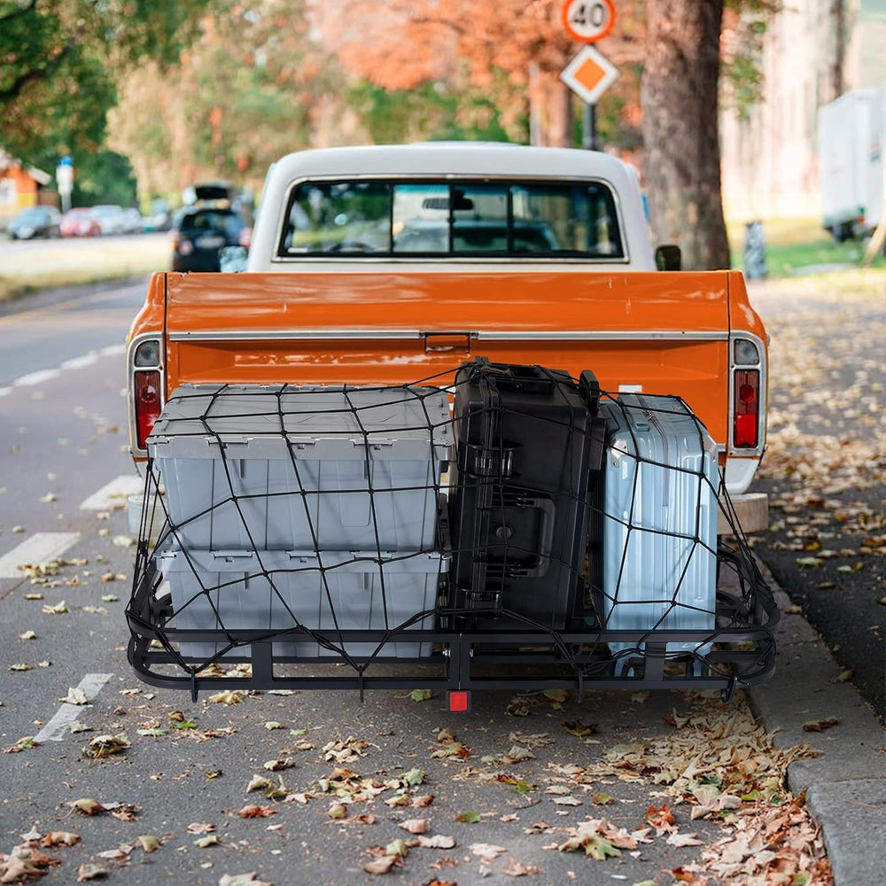 VEVOR 53 x 19 x 5 in Hitch Cargo Carrier, 500lb Capacity Trailer Mount Basket...