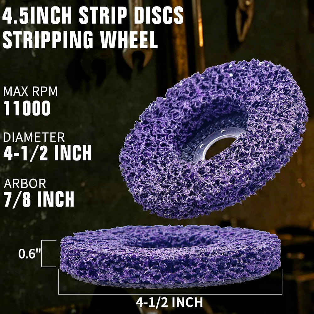 Stripping Discs 4-1/2" Paint & Rust Removal Wheels for Angle Grinder...