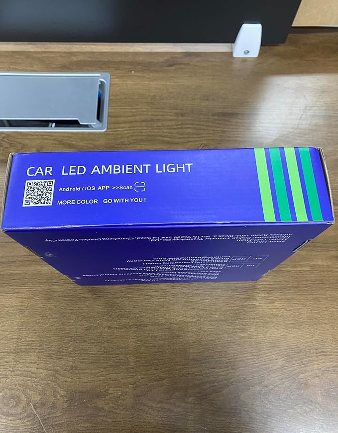 Car Interior Ambient Lights, 18 in 1 128 Colorful LED Acrylic Fiber Optic Strip
