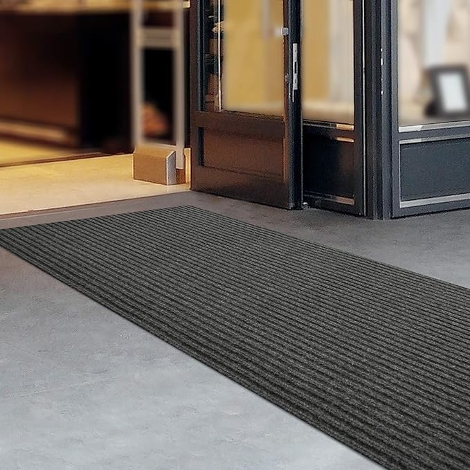 iCustomRug Spartan Weather Warrior Indoor/Outdoor Utility Ribbed Carpet Runner