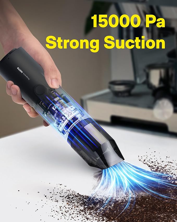 HOTO Handheld Vacuum Cleaner Cordless, Desk Vacuum Cleaner Compressed Electric
