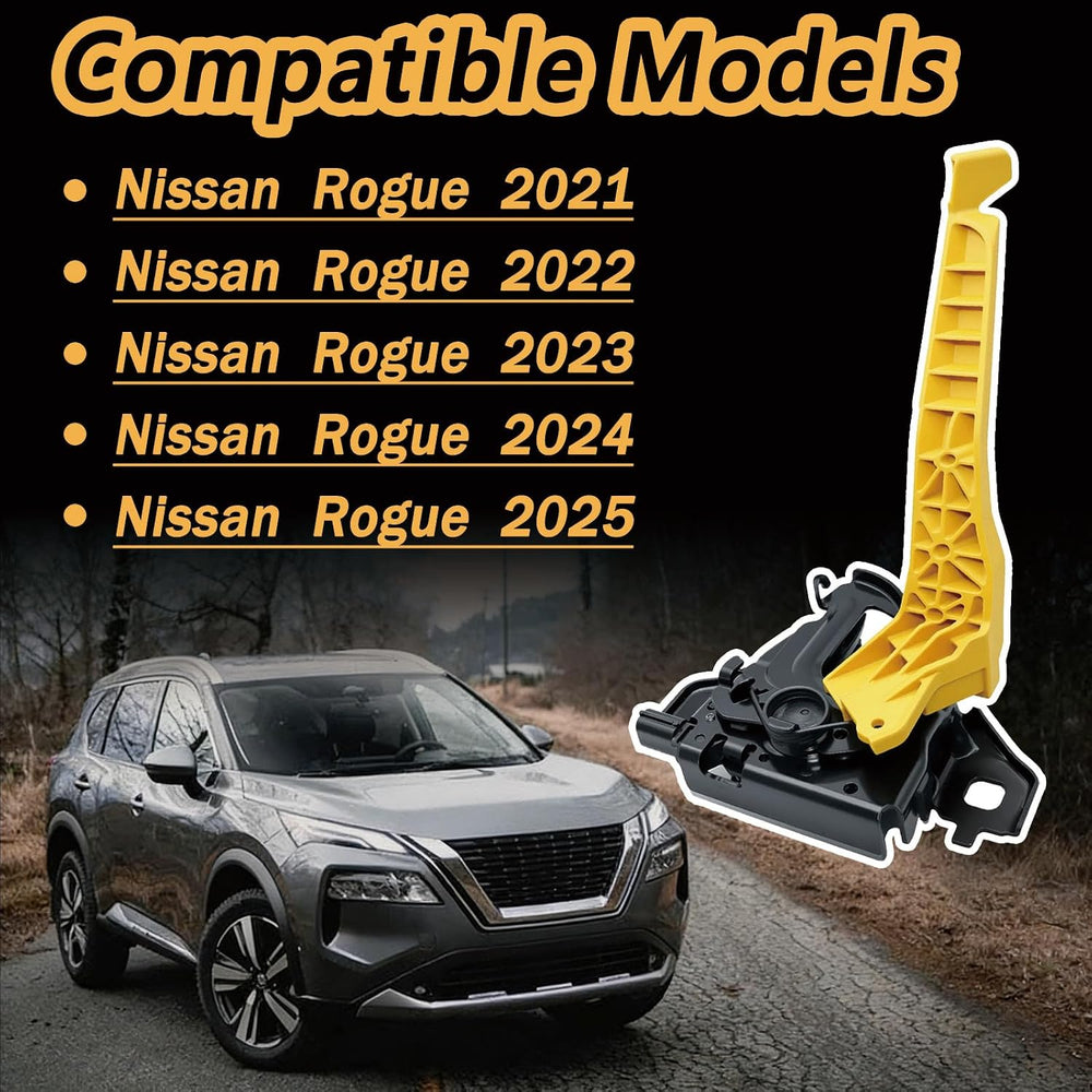 Front Hood Release Lock Catch Latch Compatible with Nissan Rogue 2021-2025, F...