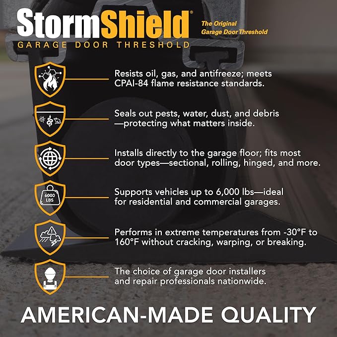 Storm Shield® 10’ Garage Door Seal Threshold Strip