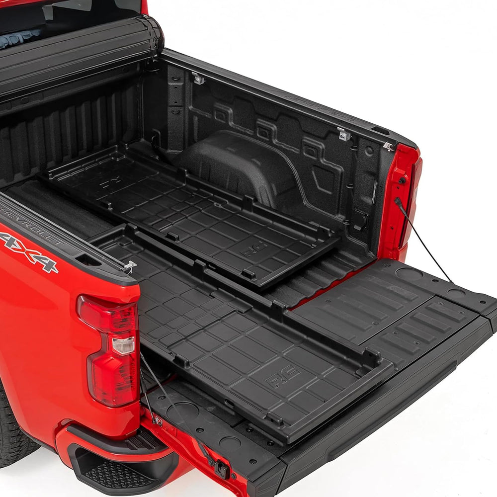 Rough Country Slide-Out Truck Bed Cargo Tray - Organizer for 5'7"+ B...