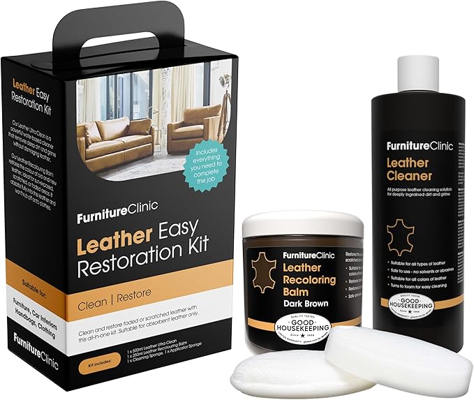 Furniture Clinic Leather Easy Restoration Kit | (4 Piece)