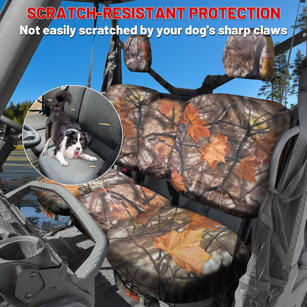 StarknightMT UTV Defender Seat Cover Compatible with Can Am Defender DPS MAX ...