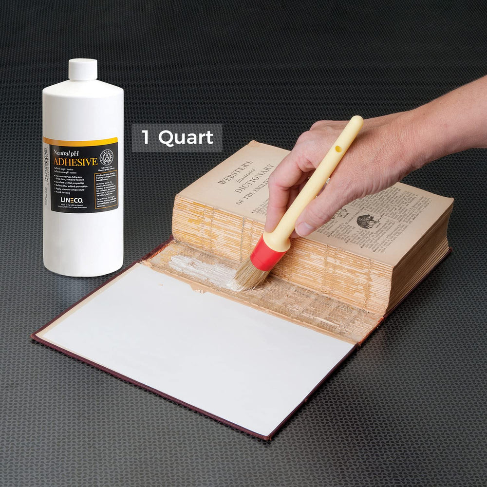 Lineco Neutral pH Adhesive, All-Purpose Glue, 1 Quart, White, 2 Pack