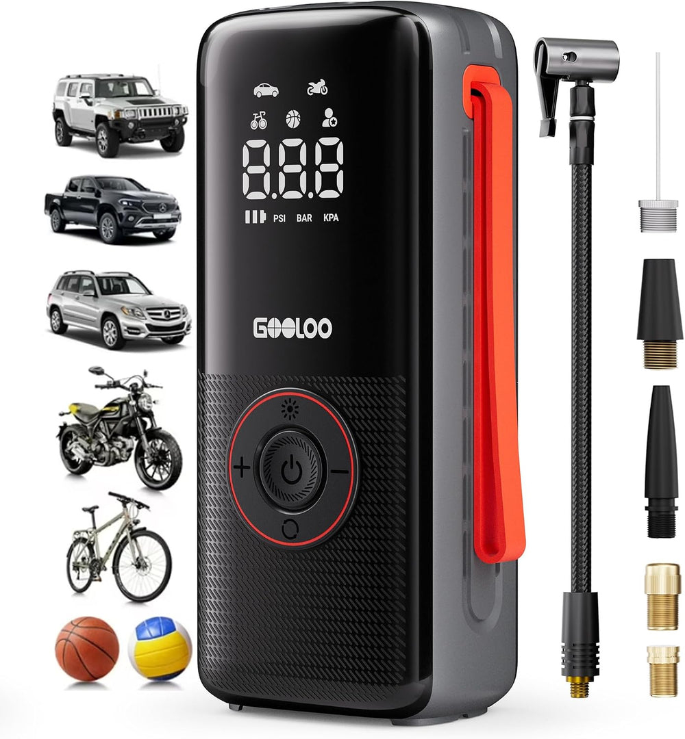 GOOLOO A6 Lite 160 PSI & 7500mAh Tire Inflator Portable Air Compressor