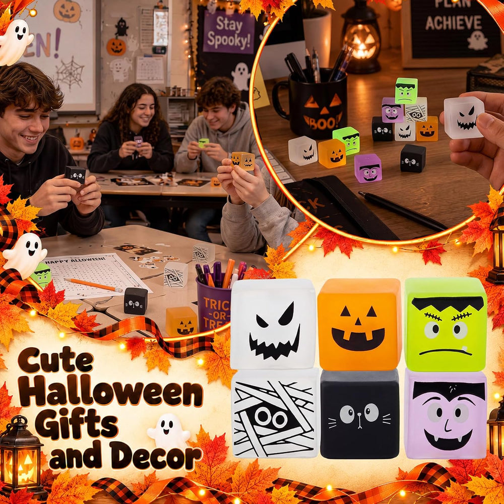 Thenshop 120 Pcs Halloween Ice Cube Balls Bulk Party Favors 6 Designs