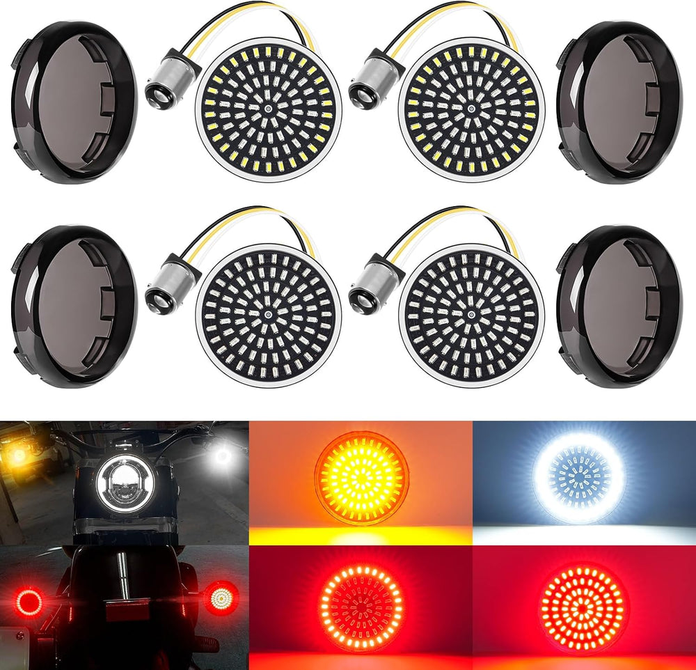 Benlari 1157 LED Turn Signals Front Rear 81 LED Lights Super Bright 1156 Bulb...