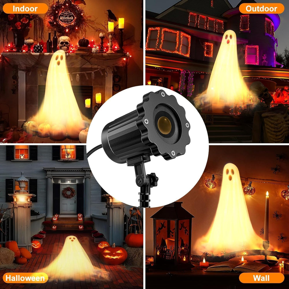Halloween Projector Lights Outdoor, Ghost Halloween Projector for Yard