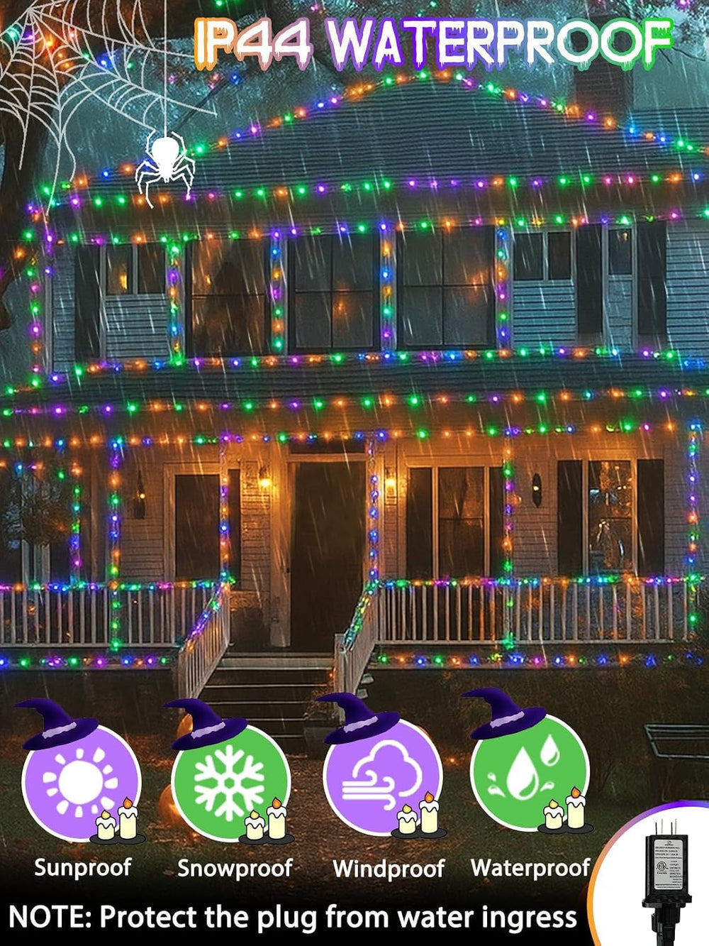 200 LED Smart RGB Color Changing String Lights APP & Remote for Halloween