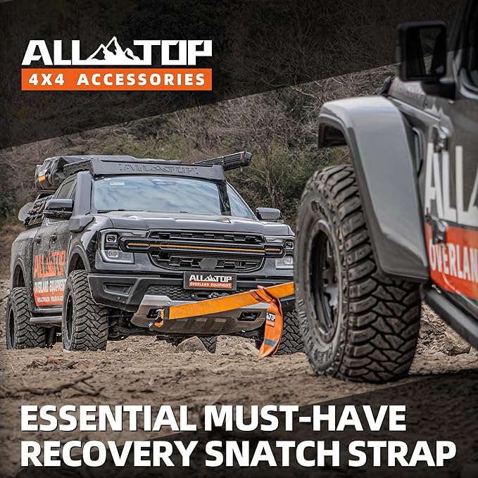 ALL-TOP Recovery Snatch Strap, 3in x 20ft