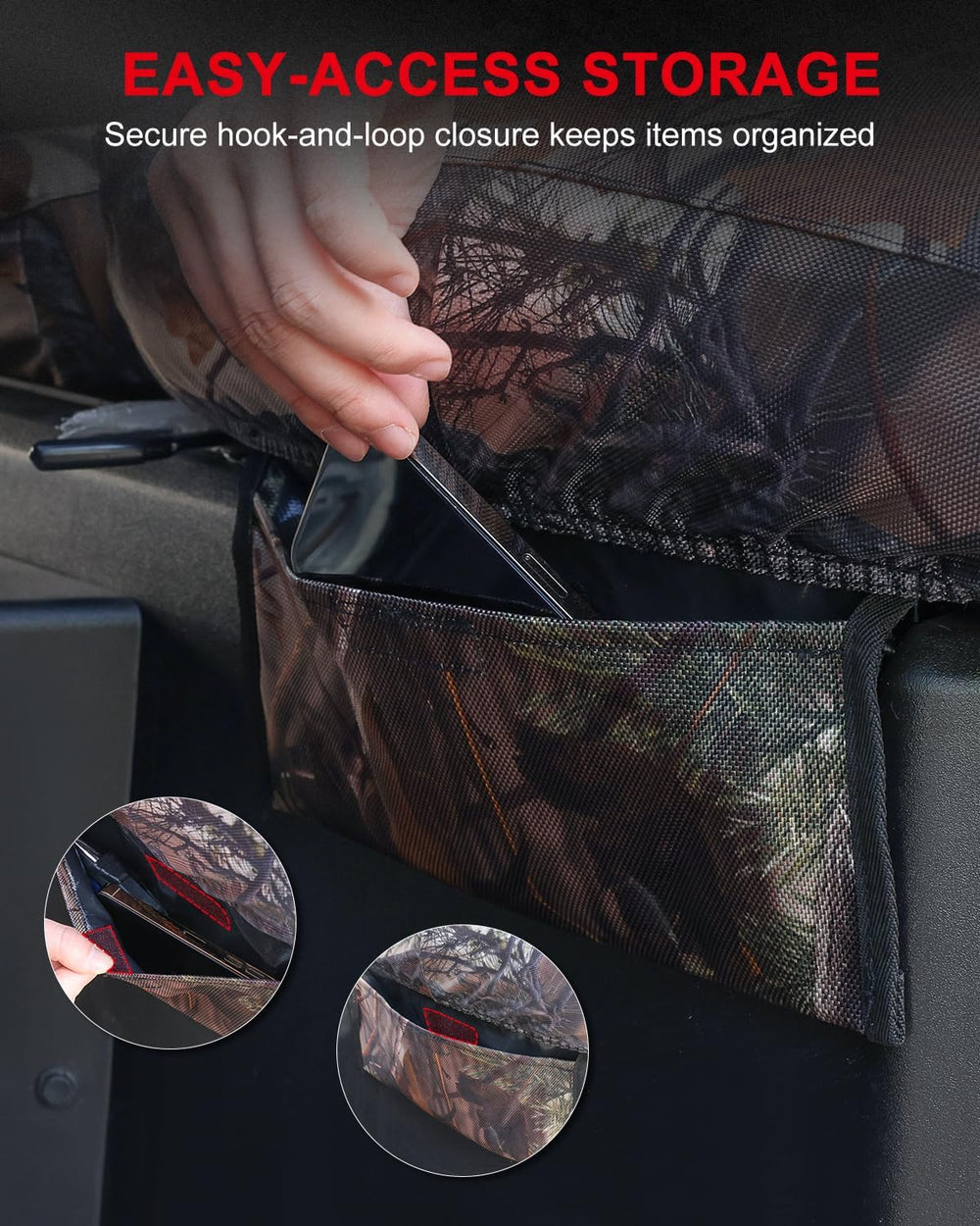 UTV Seat Covers Compatible with Polaris Ranger Crew 1000 Premium 2020–2025 an...