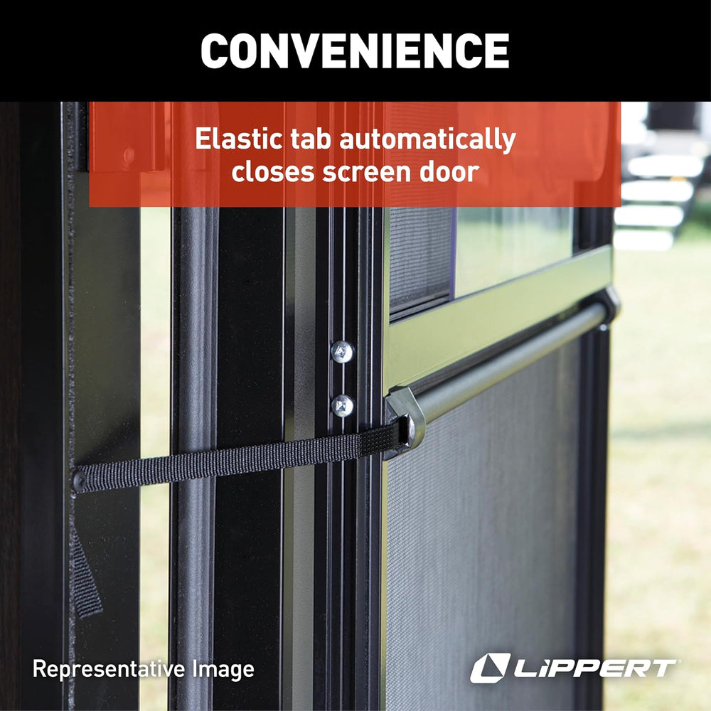 Lippert Screen Shot Automatic RV Screen Door Closer, 30", Compatible wit...