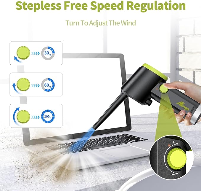 Compressed Air Duster, Electric Air Duster, Handheld Cordless Air Duster