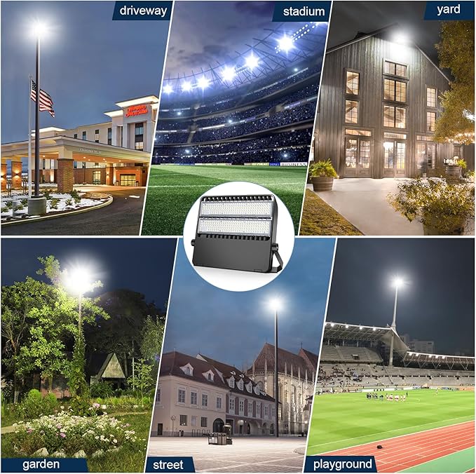LED Stadium Lights, Outdoor Super Bright 240 Watt 36000 Lumen Stadium Flood (...