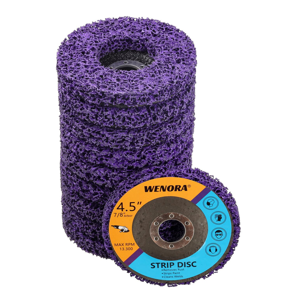 10 Pack Strip Discs Stripping Wheel for Angle Grinder, 4-1/2" x 7/8"...