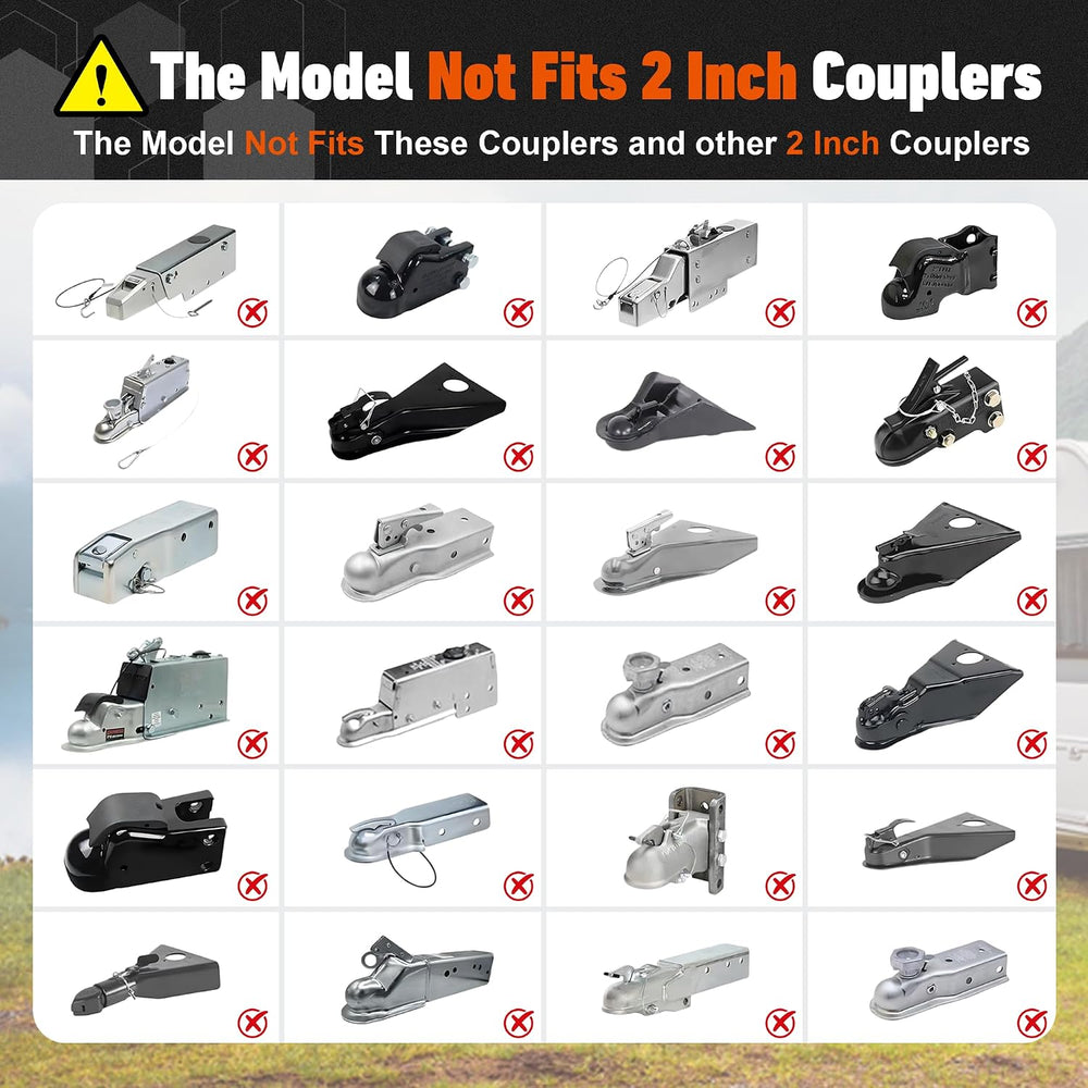 2026 Upgraded Trailer Lock Fits 2-5/16 Inch Coupler, Heavy Duty Trailer Hitch...