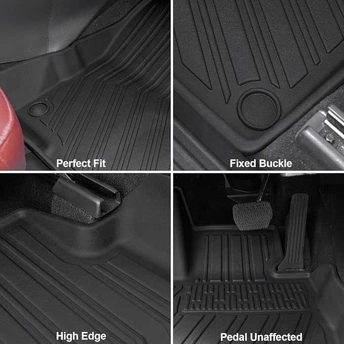 Floor Mats Set for Mazda CX-5 2017-2024 2025 Accessories, Full Coverage All