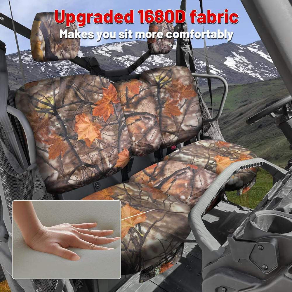 StarknightMT UTV Defender Seat Cover Compatible with Can Am Defender DPS MAX ...
