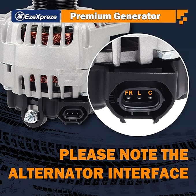 Ezexpreze Alternator Fit for Honda Odyssey 3.5L V6 2014-2017, 130Amp CW