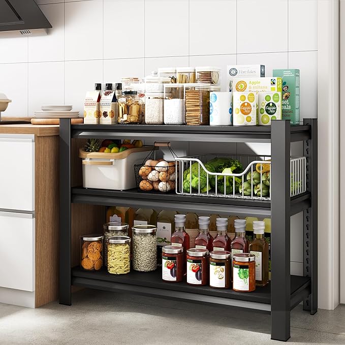 40" W Garage Shelving Heavy Duty,1500LBS Loads Adjustable Garage Storage...