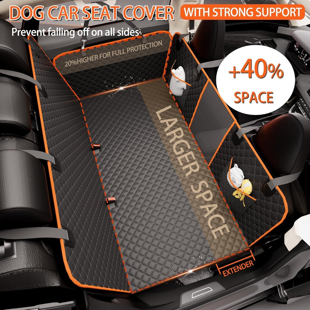 Back Seat Extender for Dogs,Heavy-Duty Dog Car Seat Cover for Back Seat