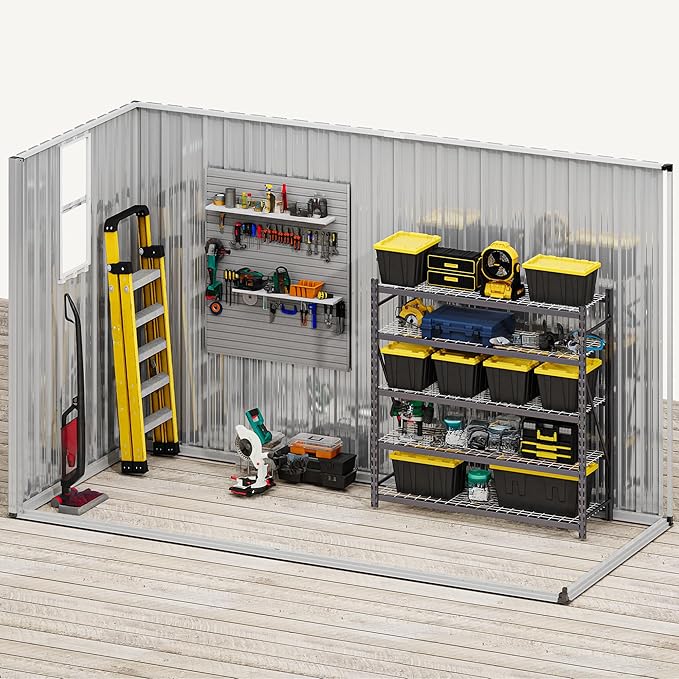 DWVO 9' x 4' Outdoor Storage Shed