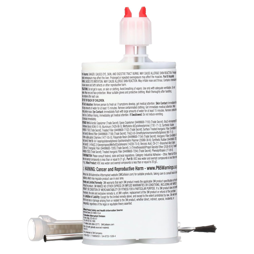 3M Impact Resistant Structural Adhesive, 07333, Two-Part Epoxy, True Automoti...
