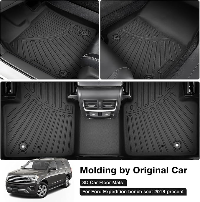 Powerty Floor Mats for 2018-2024 Ford Expedition