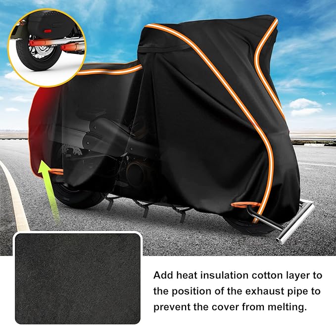 420D Waterproof Motorcycle Cover