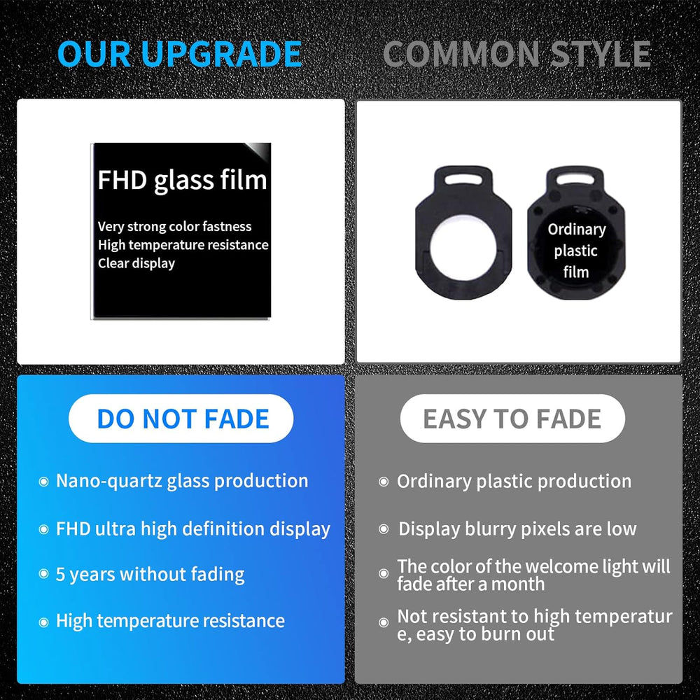 Non-Fading Car Door LED Logo Projector Welcome Lamp Door Light Puddle Lights ...