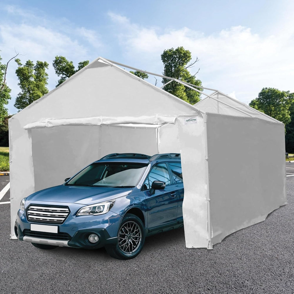 Caravan Canopy Tent Sidewalls for Domain Carport with Straps, Ideal for Garag...