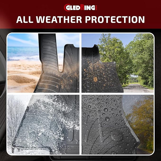 Gledring USA Custom Fit All-Weather Rubber Floor Mats Intended