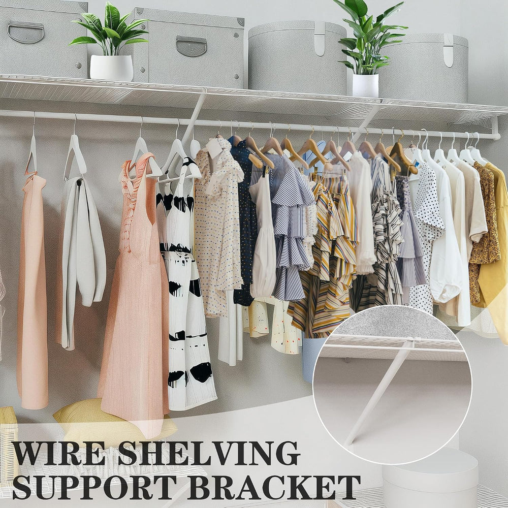 12pack Wire Shelving Support Bracket,Wire Shelf Support Bracket,Length of 18....