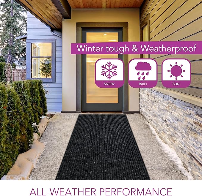 iCustomRug Spartan Weather Warrior Duty Indoor/Outdoor Utility Ribbed in 3ft