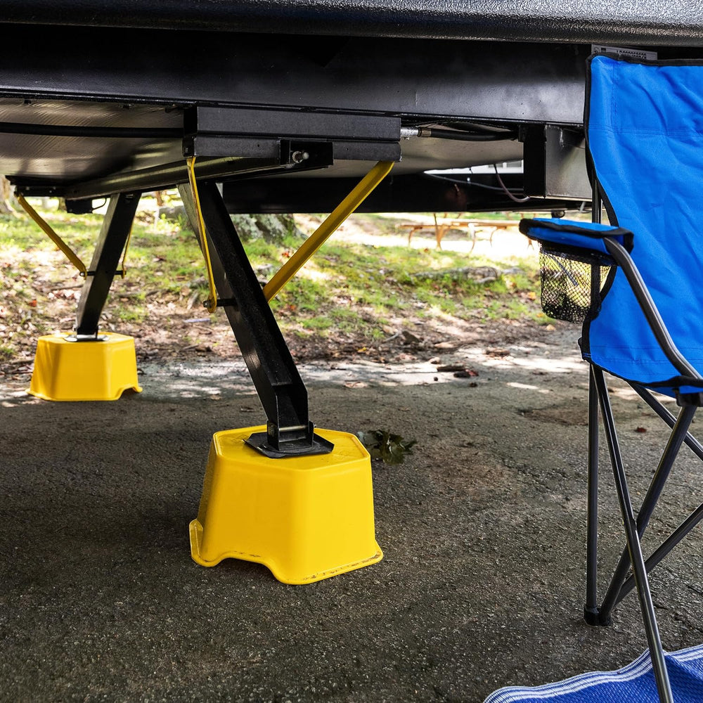 Camco Stabilizer RV Jack Support - Features 7” of Lift & Extra Stability ...