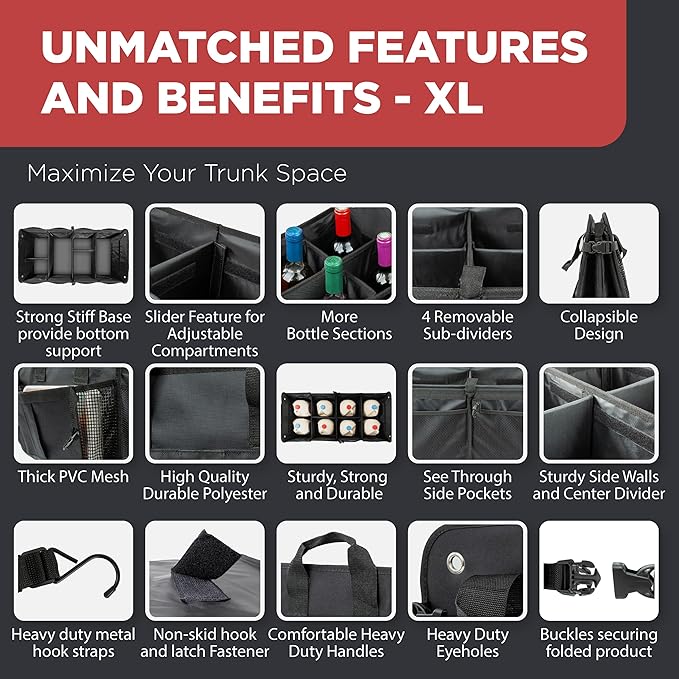 TRUNKCRATEPRO - XL Trunk Organizer