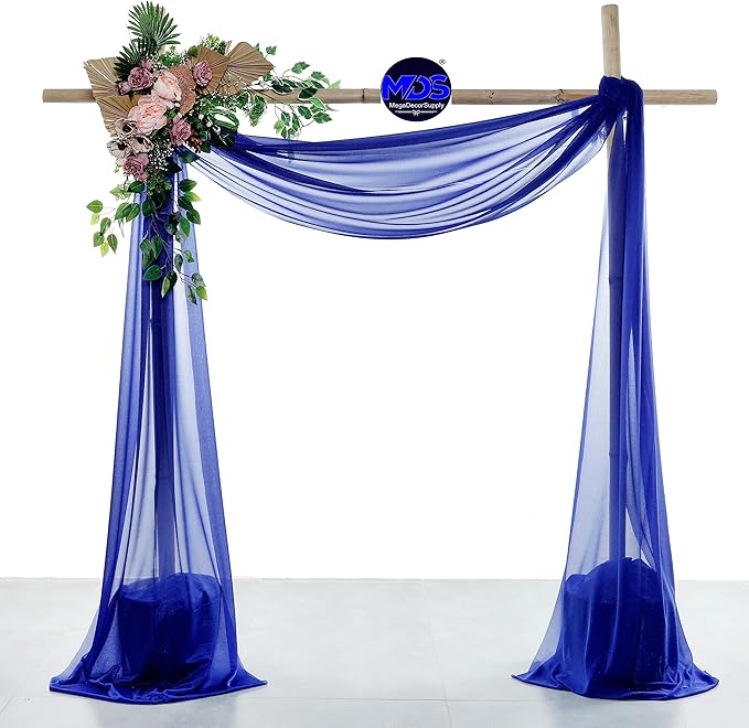 MDS Halloween Chiffon Draping Fabric - 2 Panel, 30" Wide x 100ft Long - ...