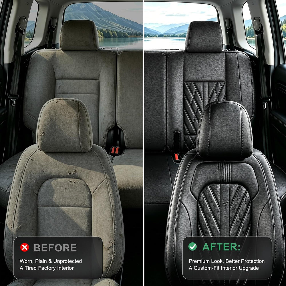 AOMSAZTO Custom Fit for Honda Ridgeline Seat Covers 2006-2026 Full Set
