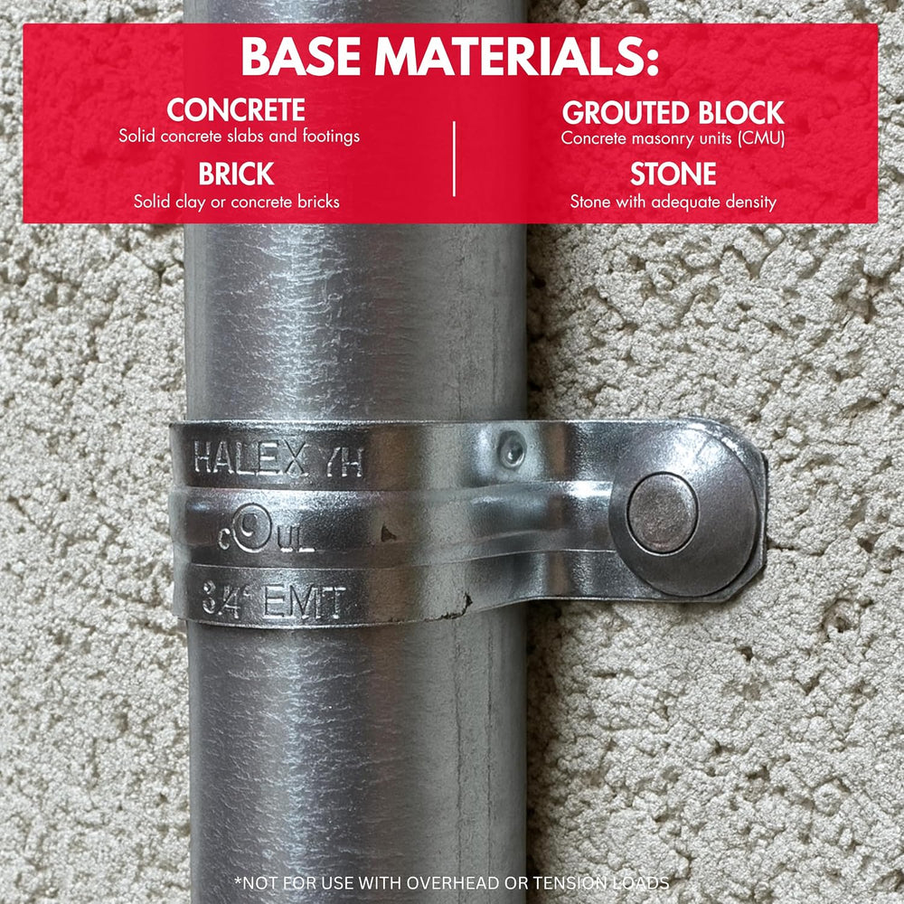 1/4" x 1-1/2" Hammer Drive Nail in Concrete Anchor (Box of 100)