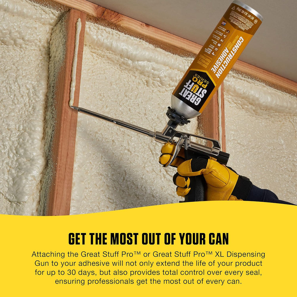 Great Stuff PRO Construction Adhesive | Gun-Applied Polyurethane Adhesive, 26...