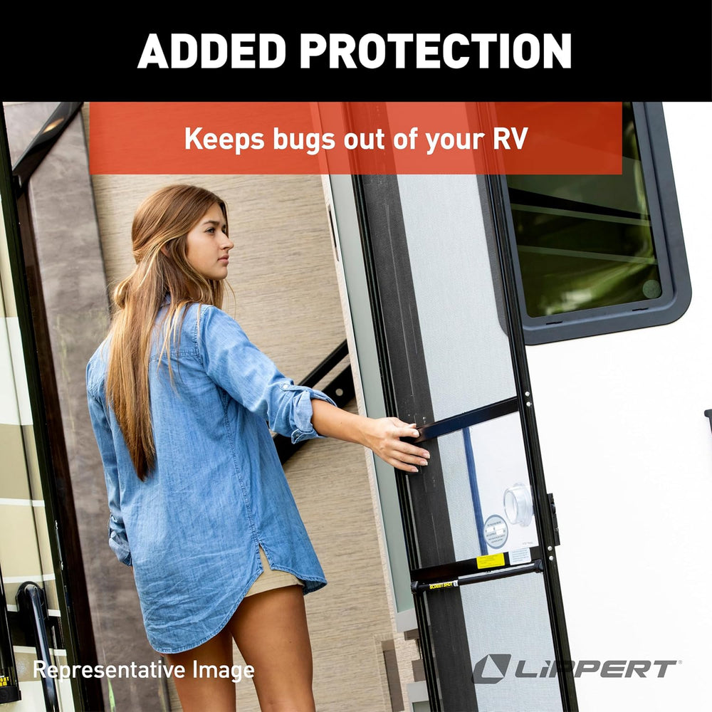 Lippert Screen Shot Automatic RV Screen Door Closer, 30", Compatible wit...