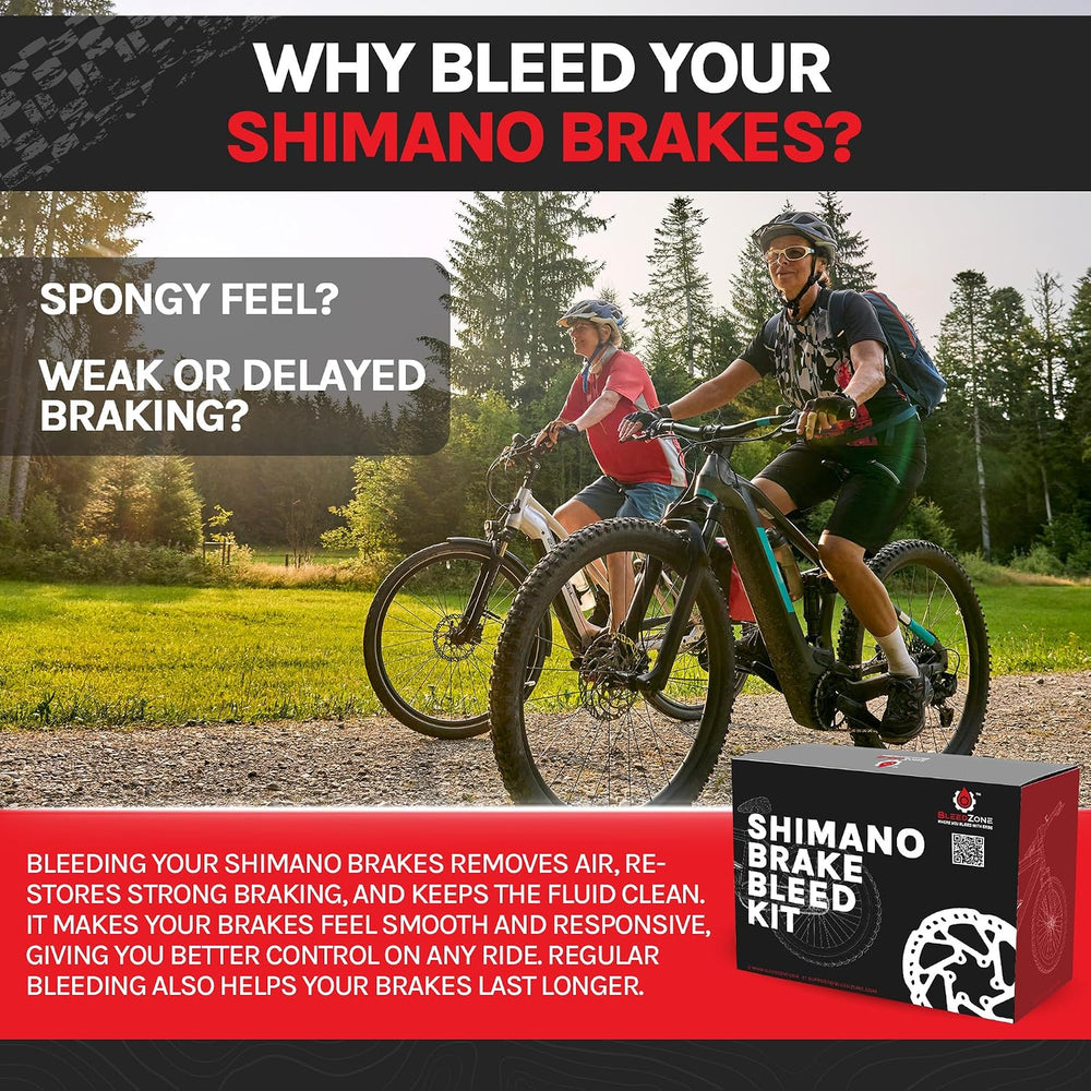 BleedZone Shimano Hydraulic Brake Bleed Kit with Mineral Oil